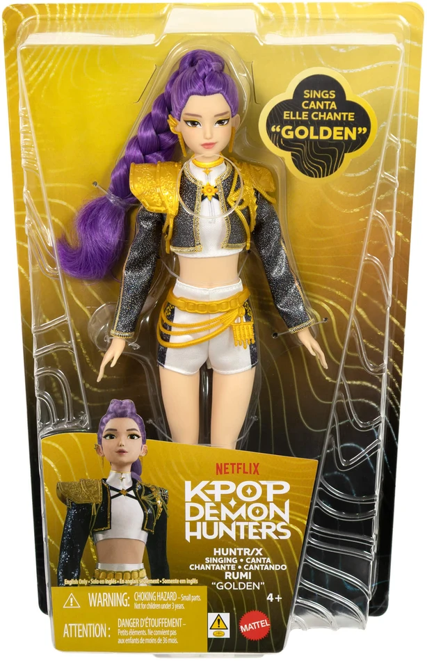 Mattel KPOP DEMON HUNTERS dainuojanti lėlė Rumi (JRN40)