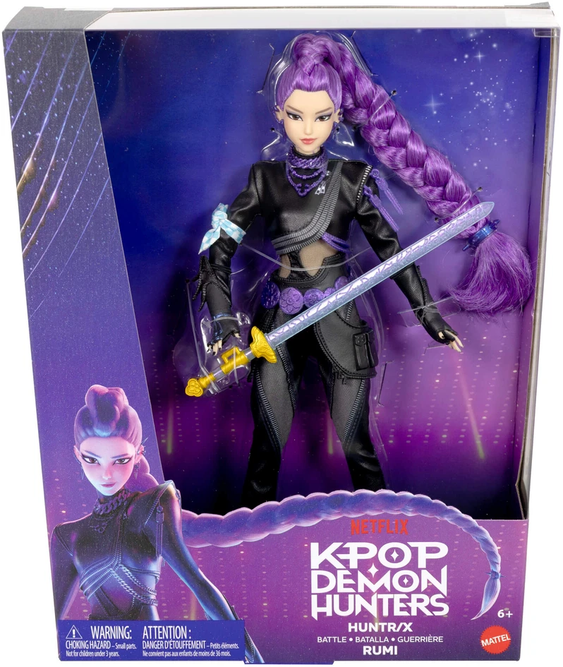 Mattel KPOP DEMON HUNTERS FASHION DELUXE kolekcinė lėlė Rumi (JRW19)