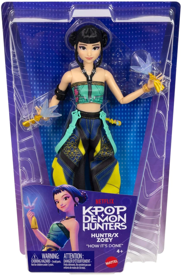 Mattel KPOP DEMON HUNTERS FASHION lėlė Zoey (JRN37)