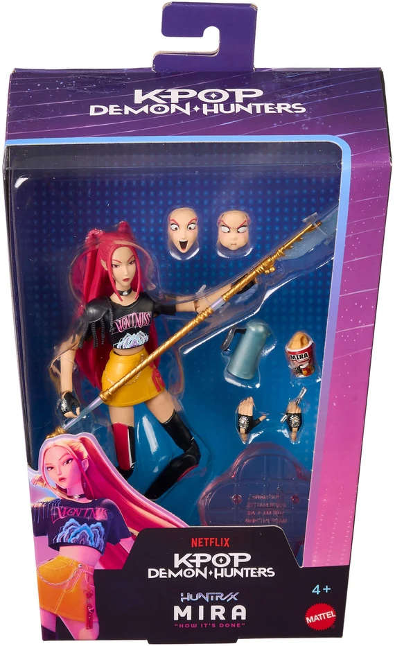 Mattel KPOP DEMON HUNTERS kolekcinė veiksmo figūrėlė Mira (JRY31)