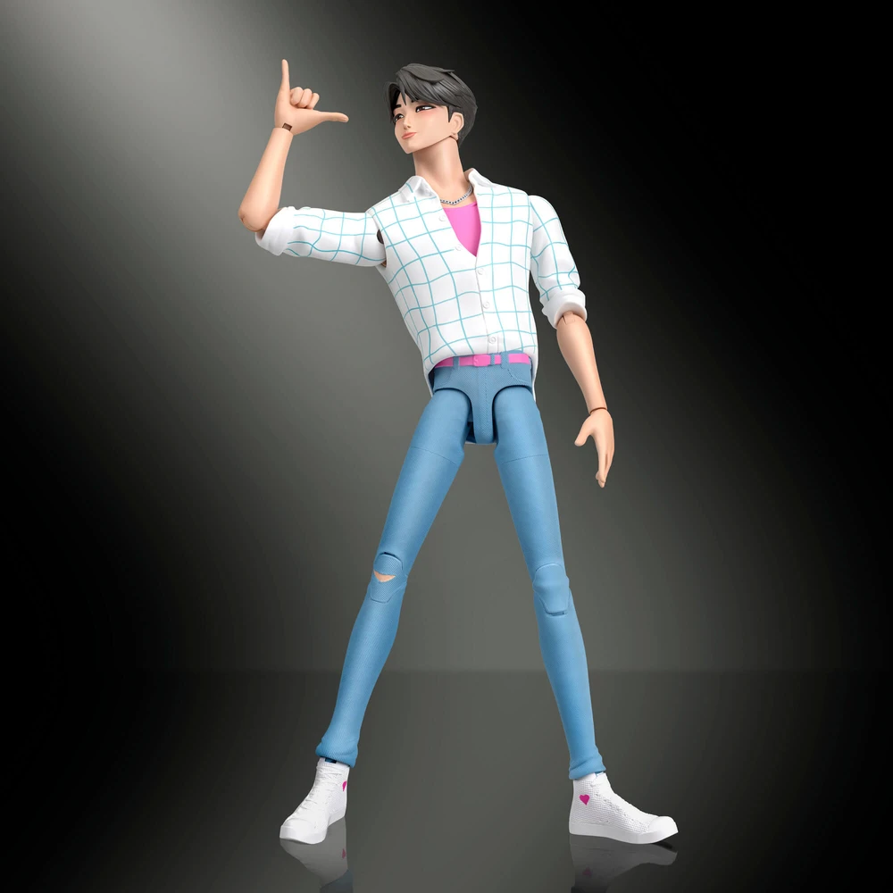 Mattel KPOP DEMON HUNTERS kolekcinė veiksmo figūrėlė Jinu (Saja Boys) (JRY33)
