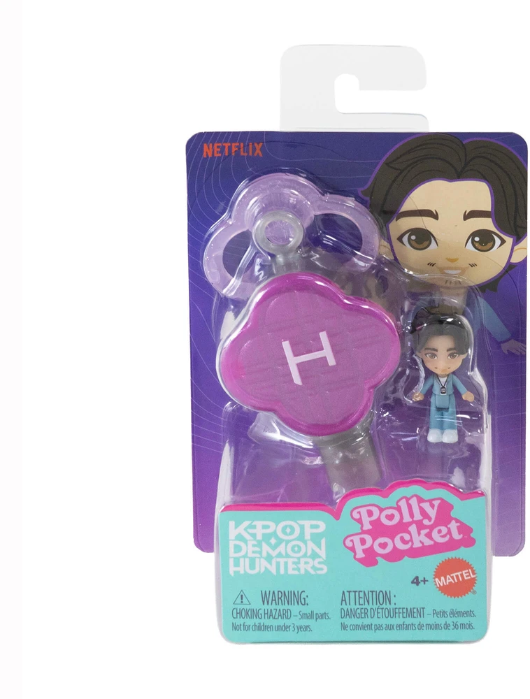 Mattel KPOP DEMON HUNTERS kolekcinė mini figūrėlė - pakabukas (Polly Pocket serija) (JRX58)