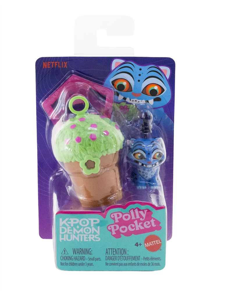 Mattel KPOP DEMON HUNTERS kolekcinė mini figūrėlė - pakabukas (Polly Pocket serija) (JRX58)