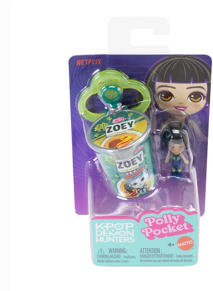 Mattel KPOP DEMON HUNTERS kolekcinė mini figūrėlė - pakabukas (Polly Pocket serija) (JRX58)