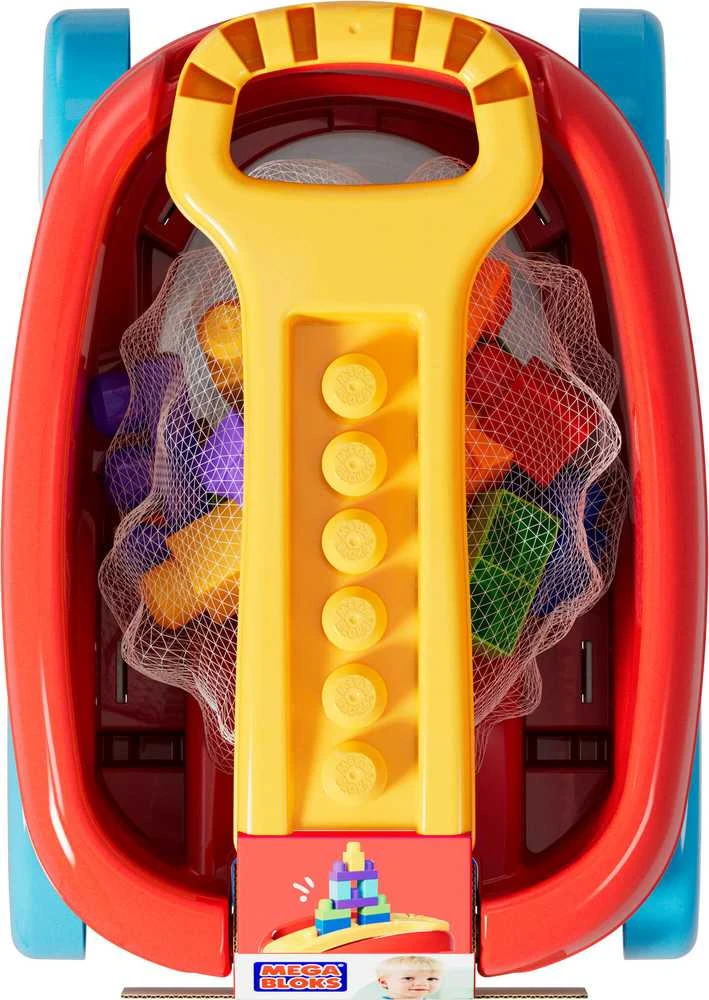 Mattel MEGA BLOKS kaladėlių rinkimo vežimėlis (JFR30)