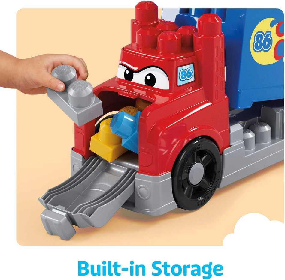 Fisher Price Mattel MEGA BLOKS konstruktorius – sunkvežimis su trasa (JFR29)