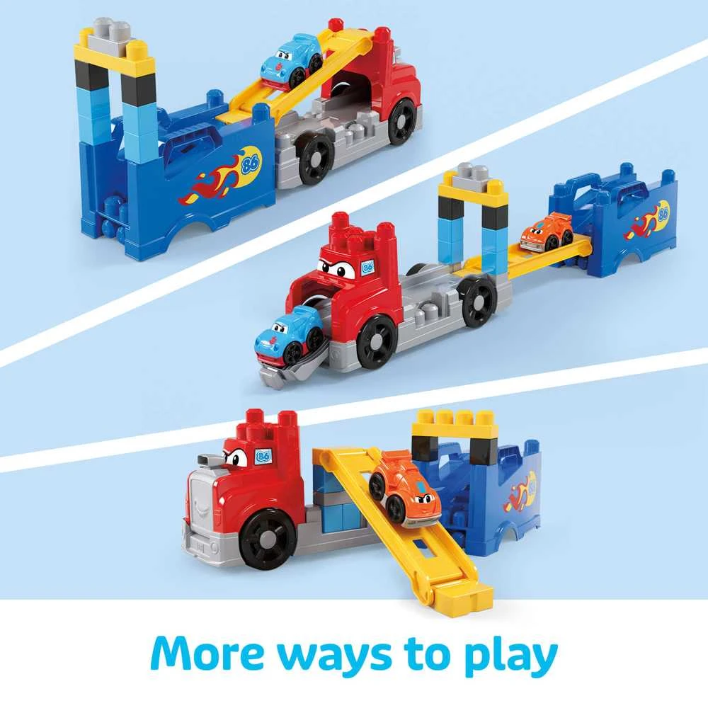 Fisher Price Mattel MEGA BLOKS konstruktorius – sunkvežimis su trasa (JFR29)