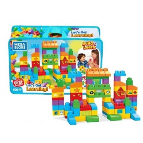 MEGA BLOKS rinkinys "Mokymosi krepšelis" (150 det.), FVJ49