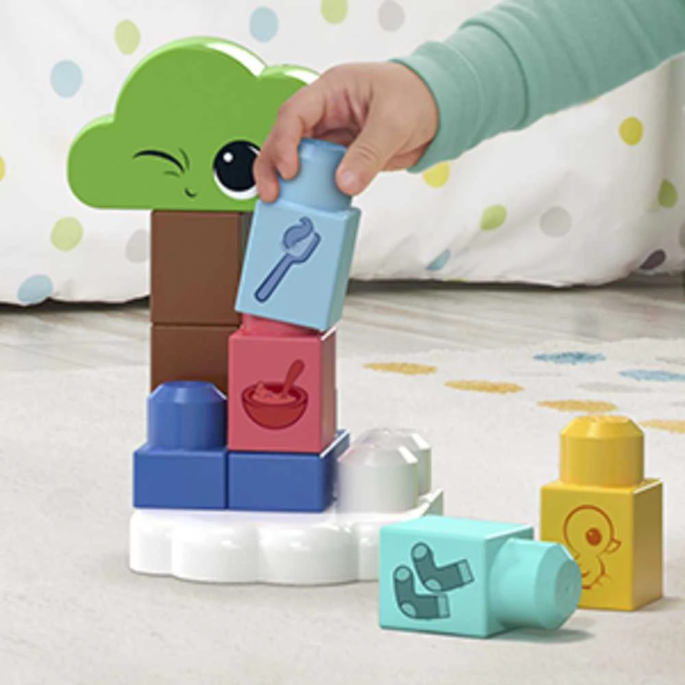 Mattel MEGA BLOKS rinkinys su naktine lempute (30 det.) (HTH43)