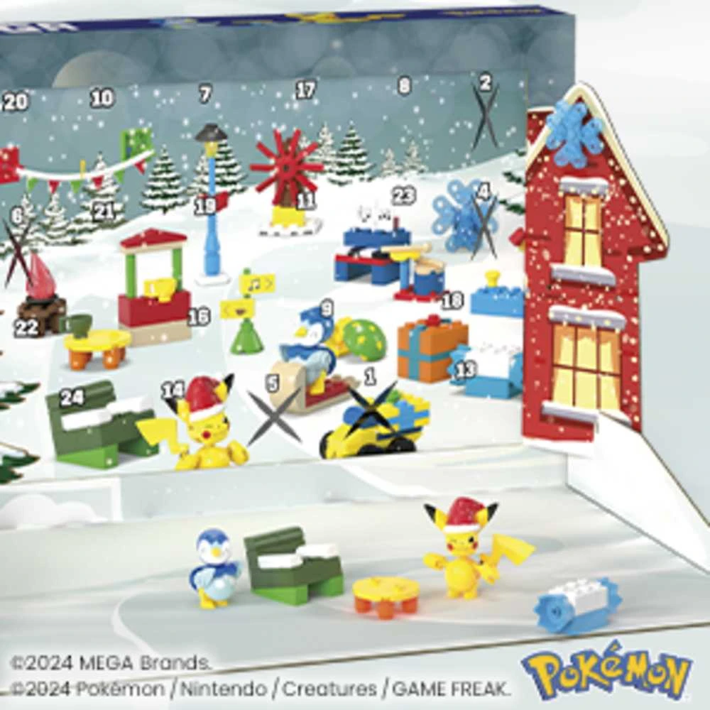 Advento kalendorius Mattel Mega Construx Pokemon