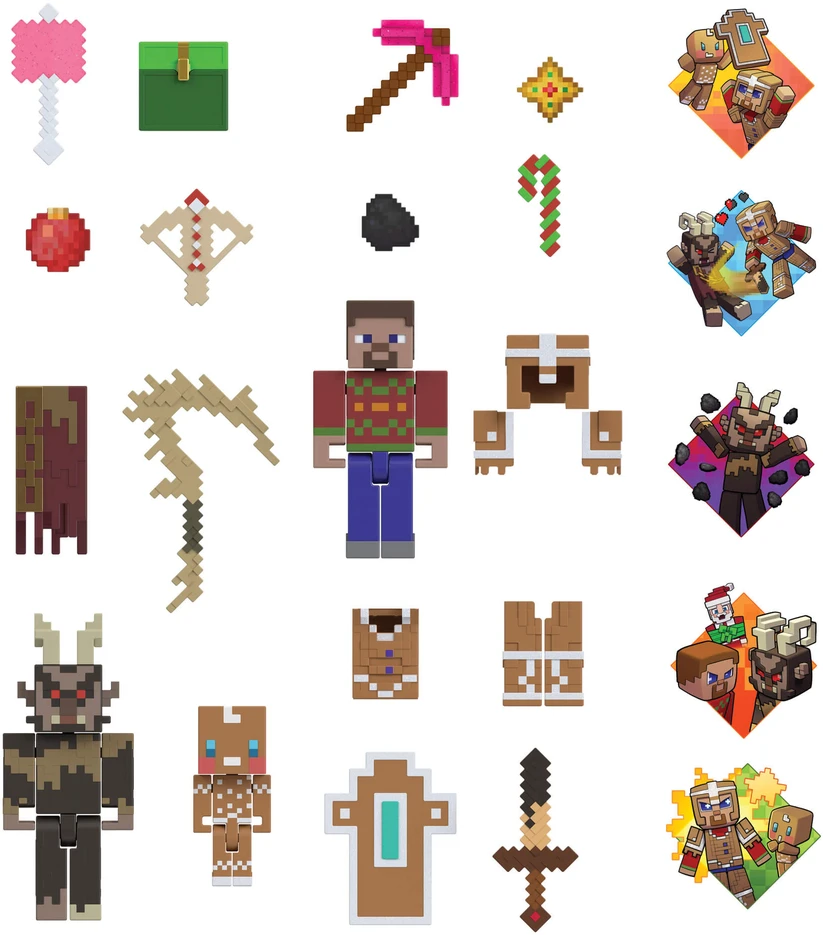 Mattel MINECRAFT advento kalendorius (JMP70)