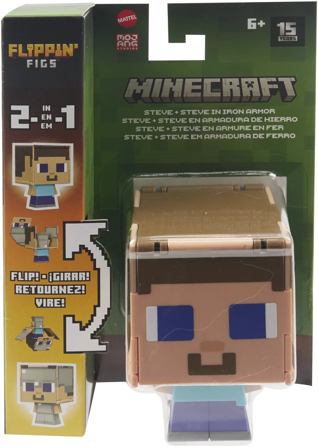Mattel MINECRAFT figūrėlė – Flipping Fings (HTL43)
