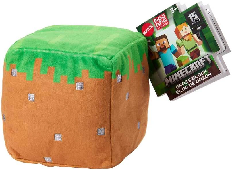 Mattel MINECRAFT pliušinis žaislas – kubas (JGR74)