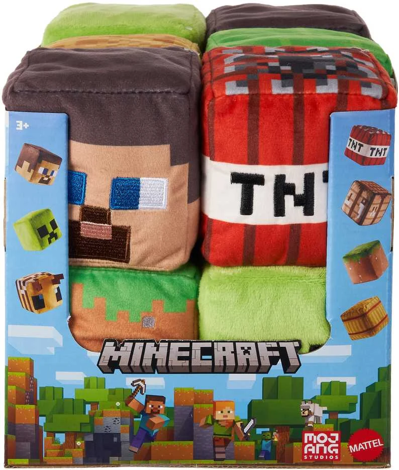 Mattel MINECRAFT pliušinis žaislas – kubas (JGR74)