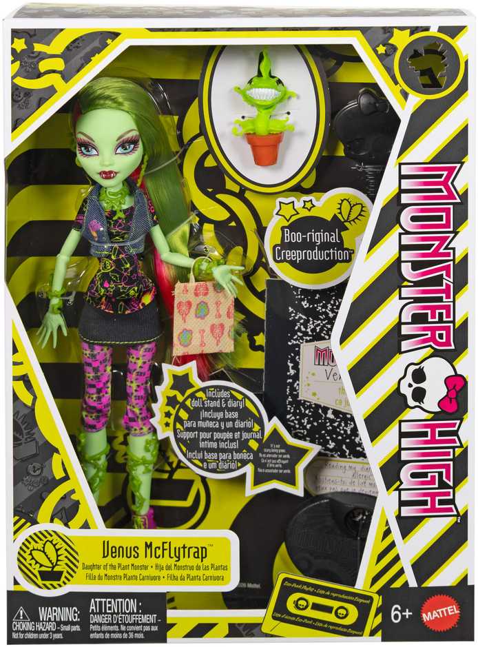 Mattel MONSTER HIGH CREEPRODUCTIONS lėlė Venus (JHK58), modelis