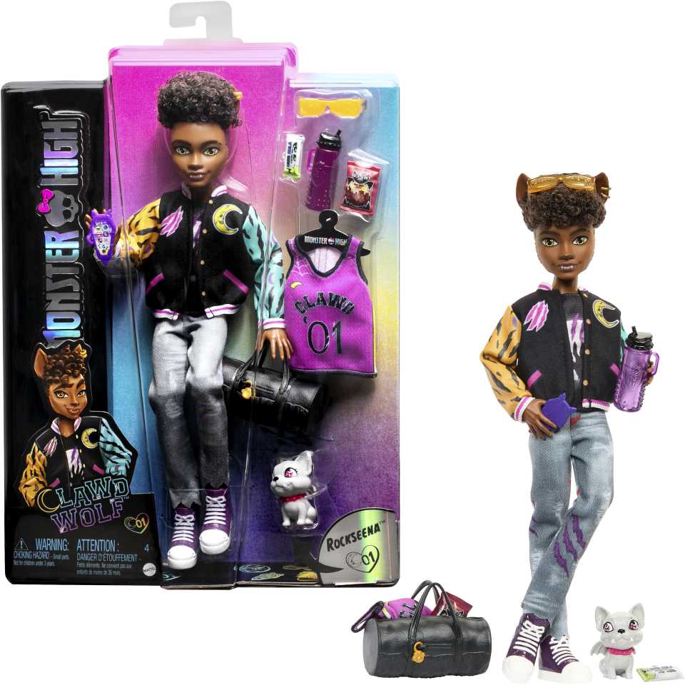 Mattel MONSTER HIGH lėlė – Klodas (HNF65)
