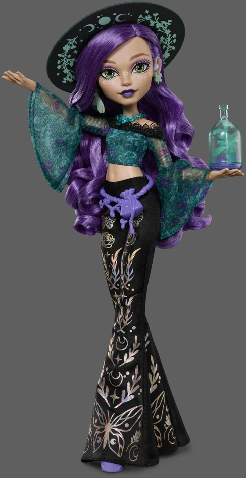 Mattel MONSTER HIGH MOONSPELL MAGIC lėlė Willow - gamtos kerėtoja (JMB92)