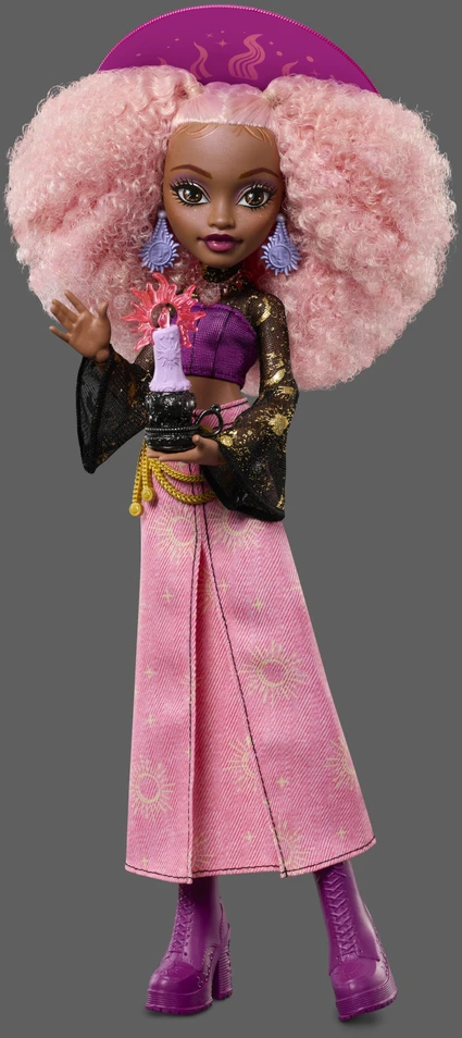 Mattel MONSTER HIGH MOONSPELL MAGIC lėlė Rae - saulės kerėtoja (JMB91)