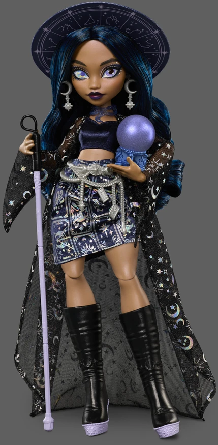 Mattel MONSTER HIGH MOONSPELL MAGIC lėlė Claire - aiškeregė kerėtoja (JMB89)