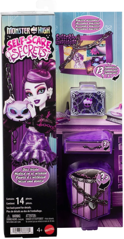 Mattel MONSTER HIGH SELF-SCARE SECRETS Spektros rinkinys (JHK46)