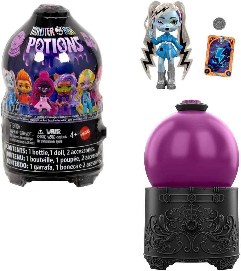Mattel MONSTER HIGH siurprizas, Crystal Ball serija (JCX99)