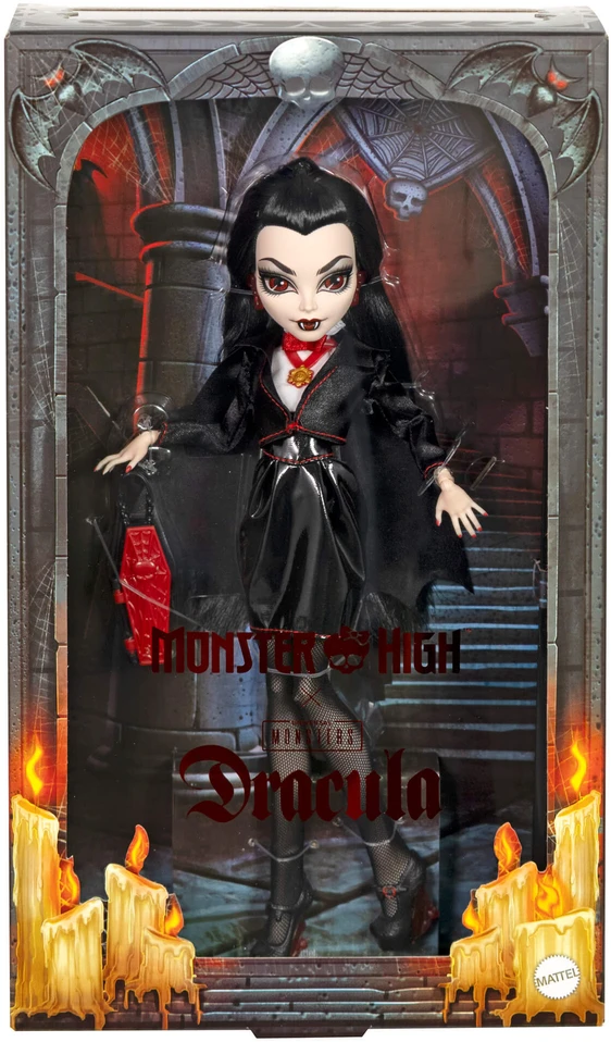 Mattel MONSTER HIGH SKULLECTOR kolekcinė lėlė Drakula (JKM50)