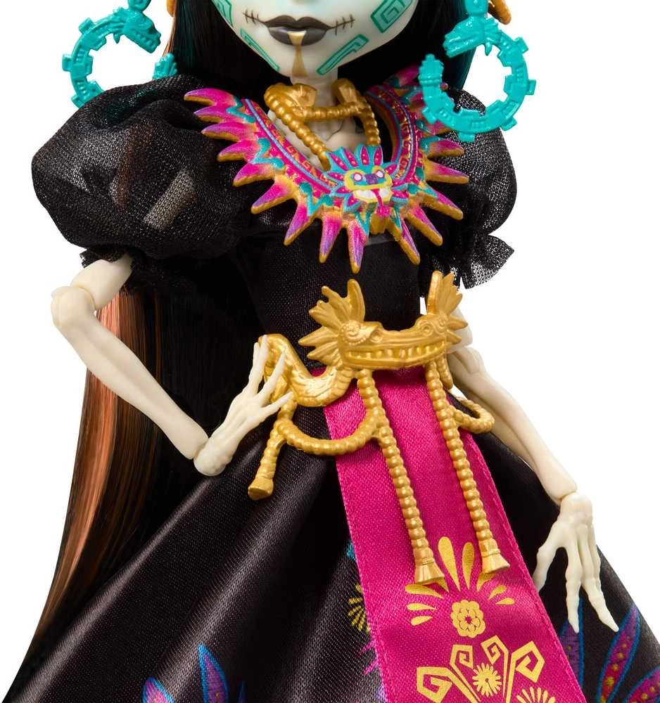 Mattel MONSTER HIGH SKULLECTOR kolekcinė lėlė – Dia De Muertos Skelita