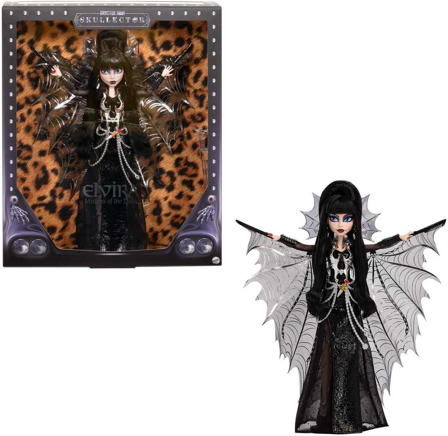 Mattel MONSTER HIGH SKULLECTOR kolekcinė lėlė – Elvira (HYV99)