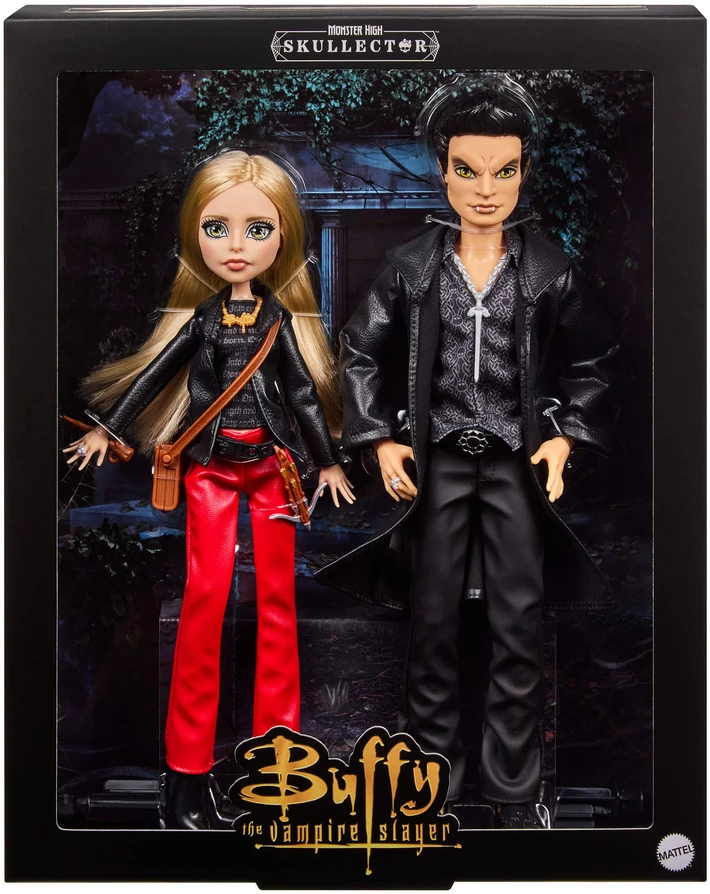 Mattel MONSTER HIGH SKULLECTOR kolekcinis Buffy ir Angel lėlių rinkinys (JLL00)