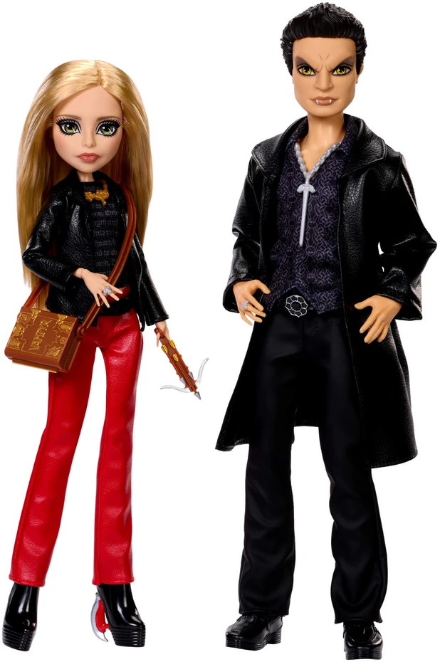 Mattel MONSTER HIGH SKULLECTOR kolekcinis Buffy ir Angel lėlių rinkinys (JLL00)