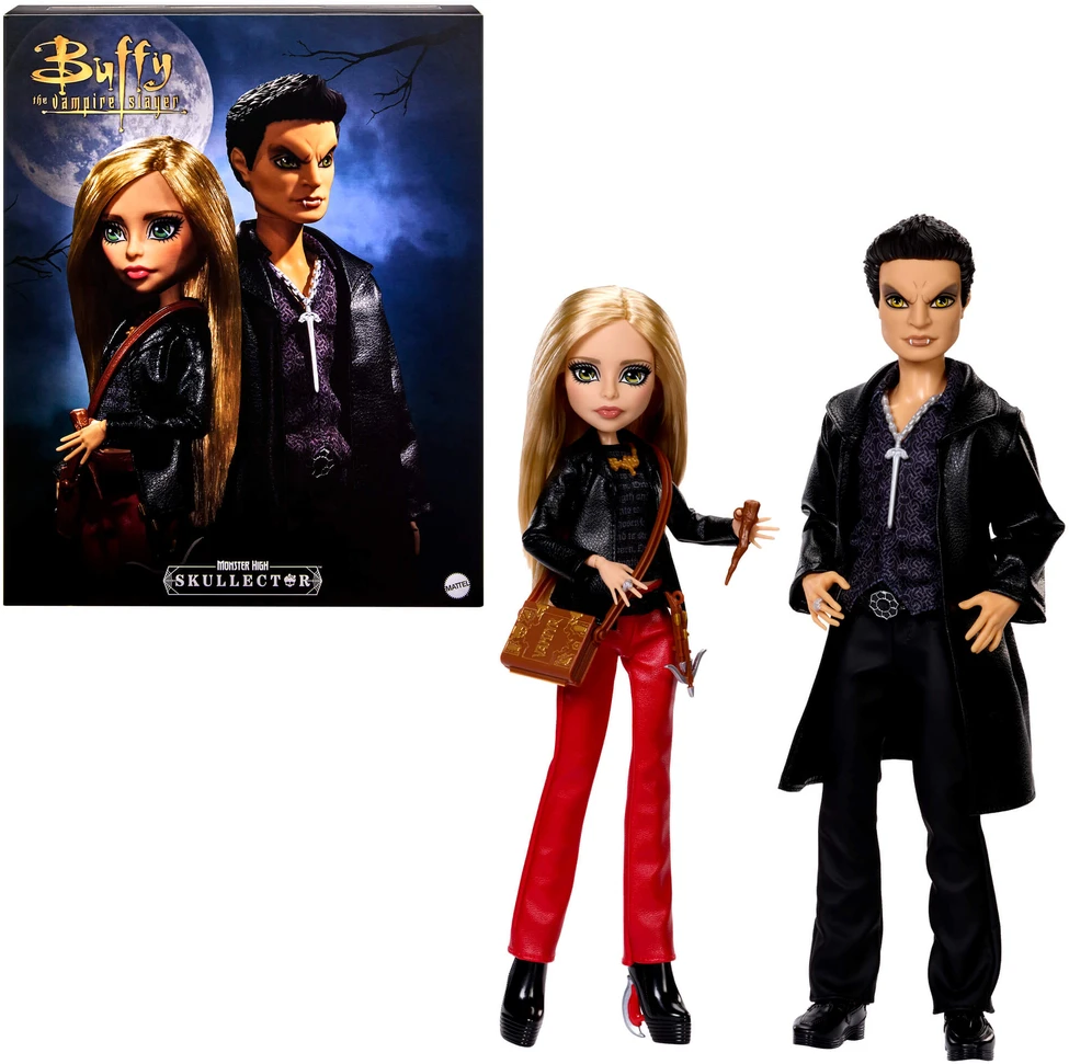 Mattel MONSTER HIGH SKULLECTOR kolekcinis Buffy ir Angel lėlių rinkinys (JLL00)