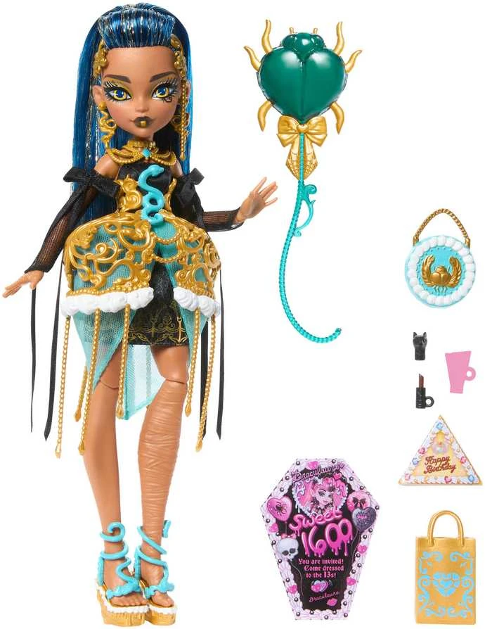 Mattel MONSTER HIGH SWEET BIRTHDAY lėlė – Kleo (JBG76)