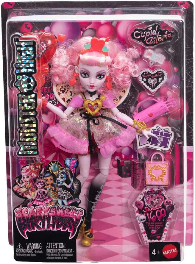Mattel MONSTER HIGH SWEET BIRTHDAY lėlė Cupid (JBG77)