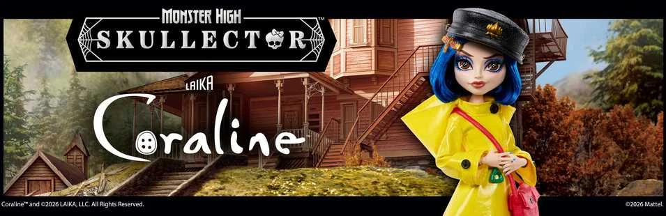Mattel MONSTER HIGH X CORALLINE lėlė Koralaina
