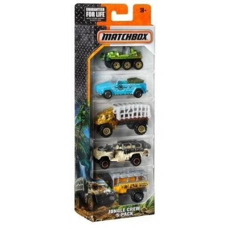 Mattel Penkių Matchbox automodelių rinkinys