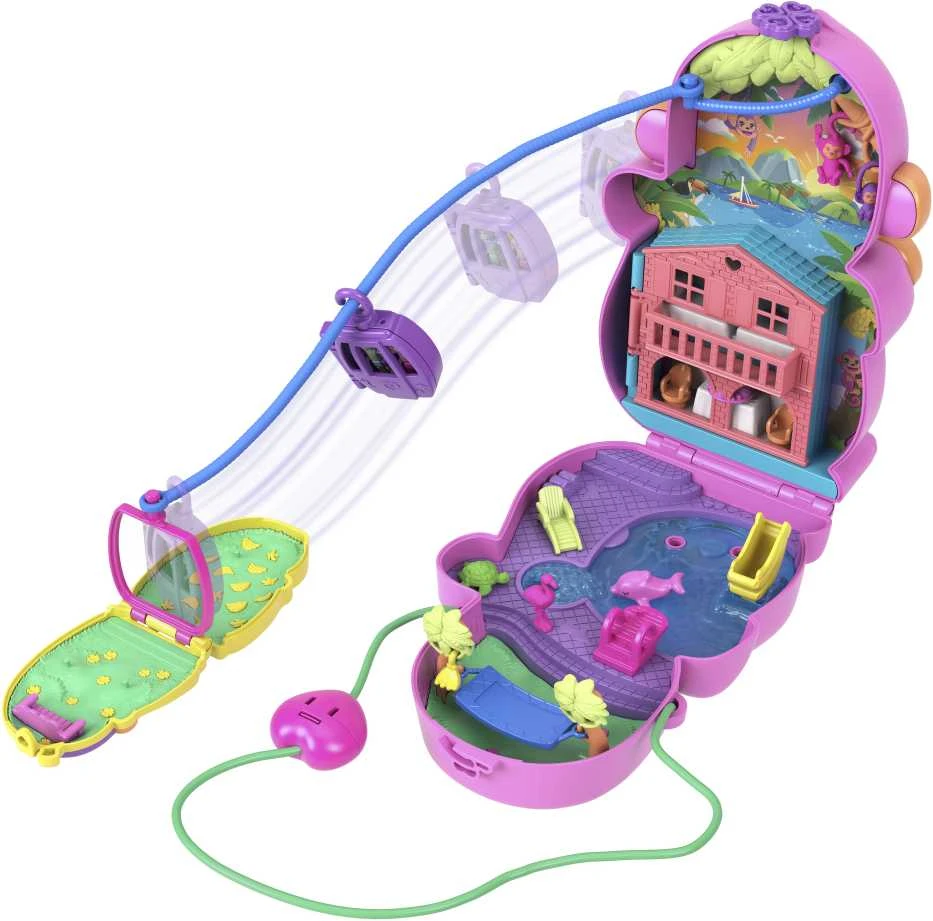 Mattel „Polly Pocket“ beždžionėlės pramogų rinkinys
