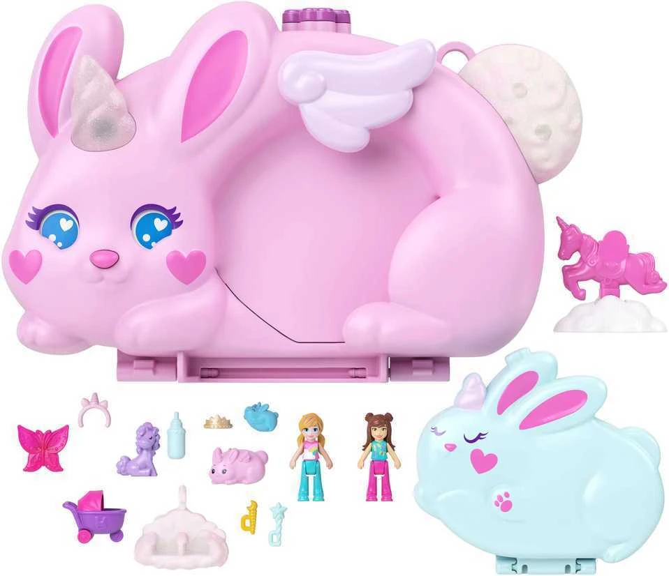 Mattel Polly Pocket kiškučio pramogų rinkinys (JFT88)
