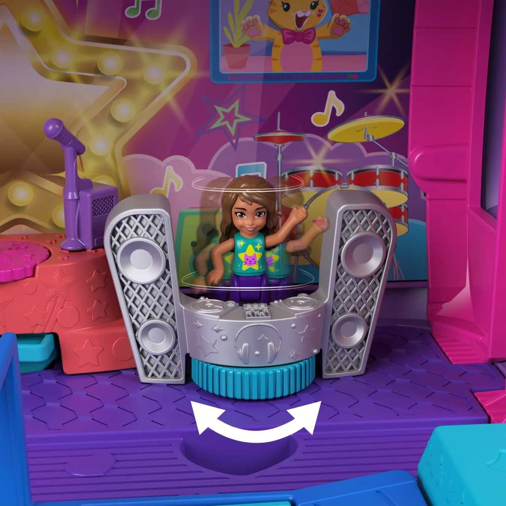 Mattel POLLY POCKET katinėlio lėktuvo žaidimų rinkinys (HWP19)