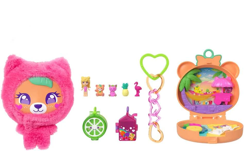 Mattel POLLY POCKET PLUSH BUDDIES pramogų rinkinys