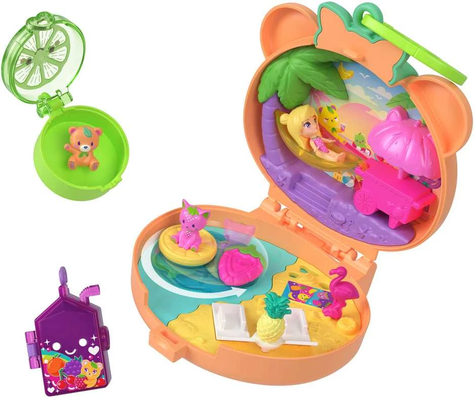 Mattel POLLY POCKET PLUSH BUDDIES pramogų rinkinys