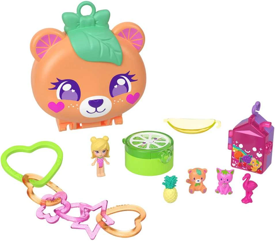 Mattel POLLY POCKET PLUSH BUDDIES pramogų rinkinys