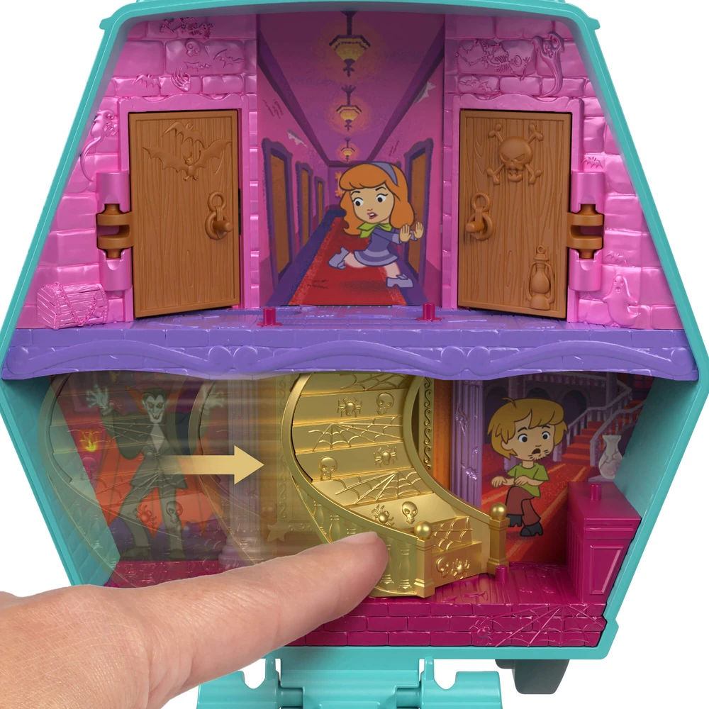 Mattel POLLY POCKET SCOOBY DOO pramogų rinkinys (JKC85)