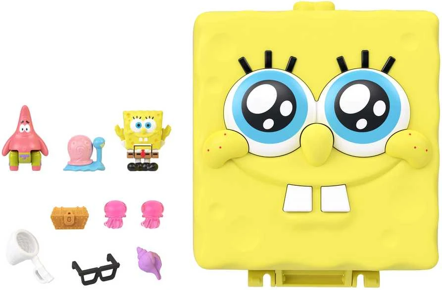 Mattel POLLY POCKET SPONGEBOB pramogų rinkinys (JKC84)