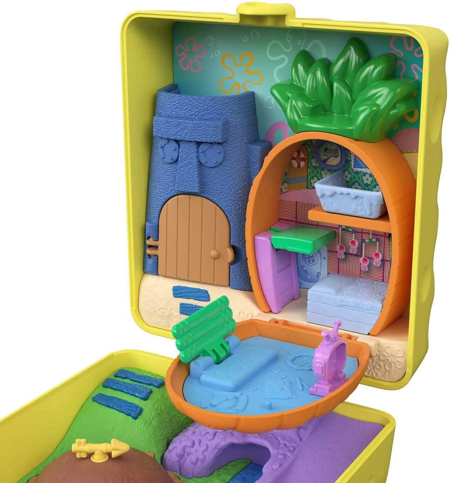 Mattel POLLY POCKET SPONGEBOB pramogų rinkinys (JKC84)