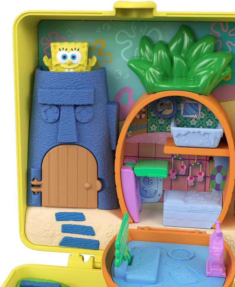 Mattel POLLY POCKET SPONGEBOB pramogų rinkinys (JKC84)