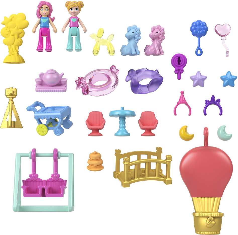 Mattel „Polly Pocket“ vienaragio pinjatos žaidimų rinkinys