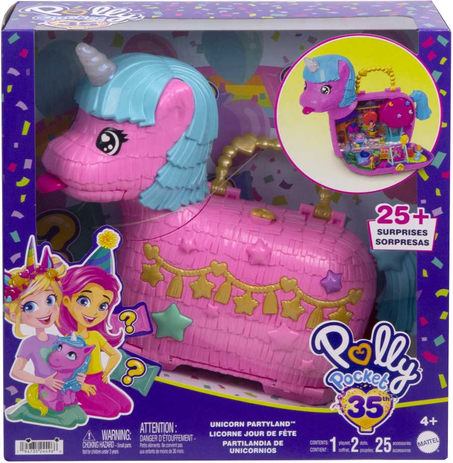 Mattel „Polly Pocket“ vienaragio pinjatos žaidimų rinkinys