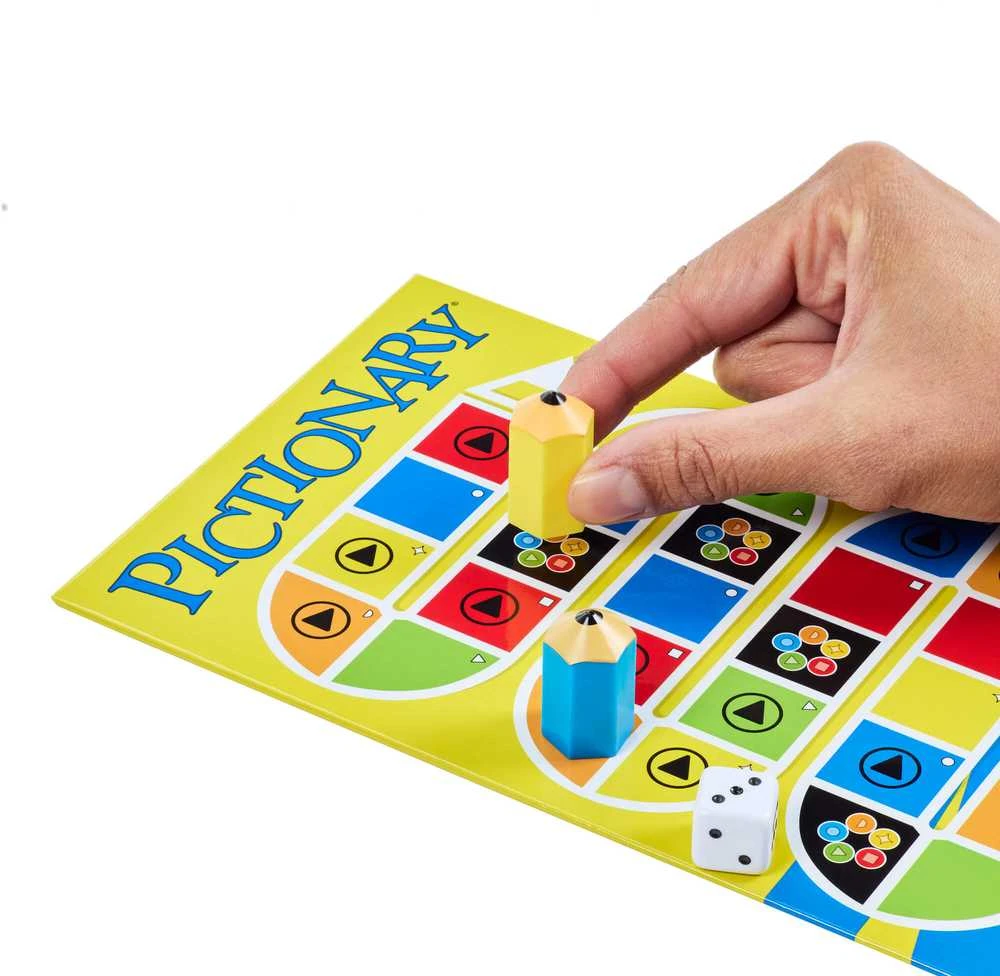 Mattel Stalo žaidimas PICTIONARY (lietuvių kalba) (JGF68) aprašymas - Prekės nuotrauka