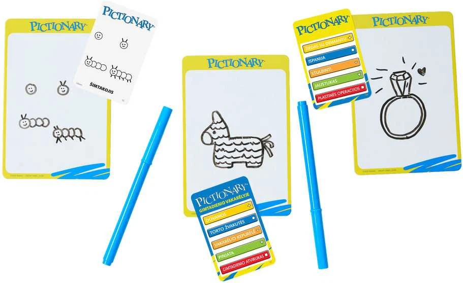 Mattel Stalo žaidimas PICTIONARY (lietuvių kalba) (JGF68)