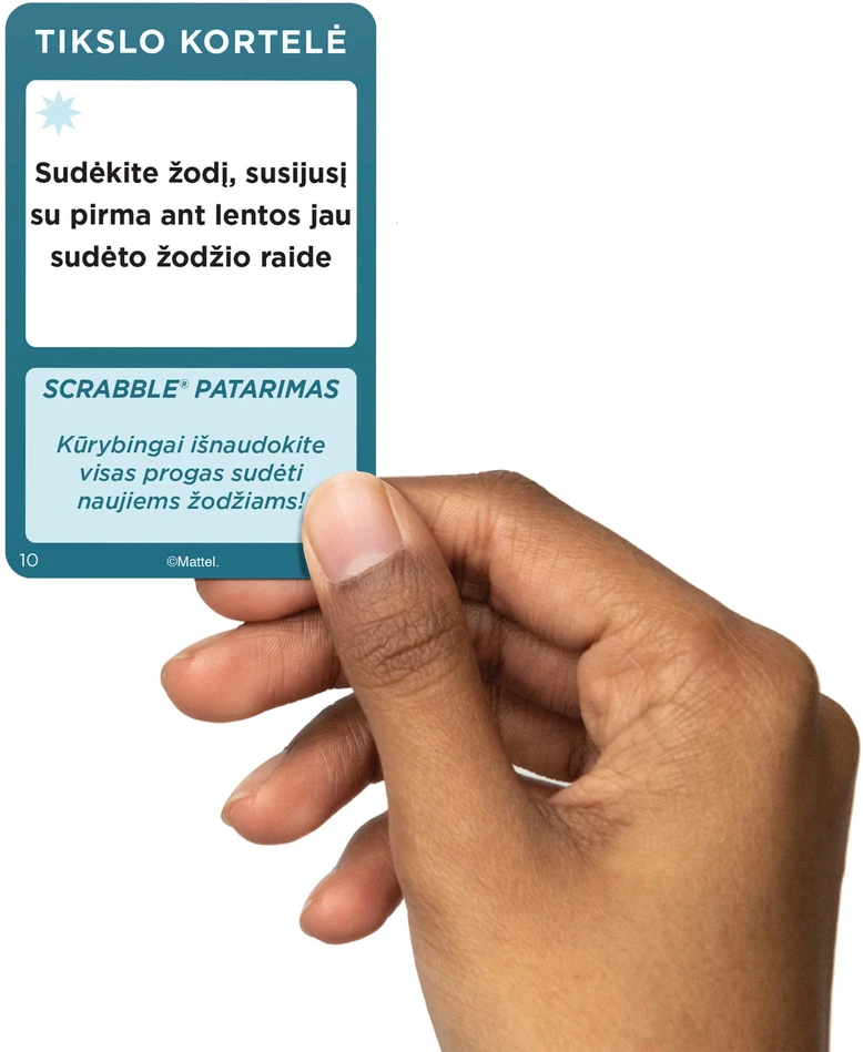Mattel Stalo žaidimas SCRABBLE (medinis, LT)